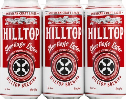 Hilltop Heritage Lager Perspective: front