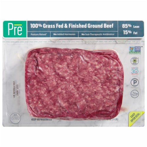 Pre® 85% Lean Ground Beef Perspective: front