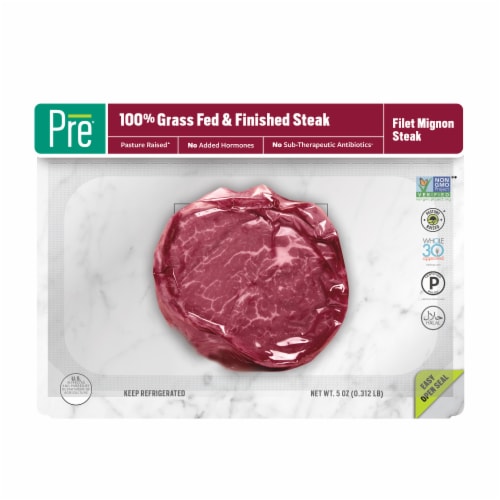 Pre® Beef Filet Mignon Steak Perspective: front