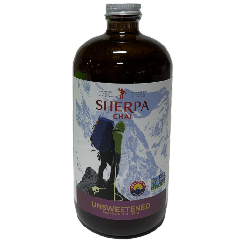 Sherpa Chai Unsweetened Chai Tea Concentrate Perspective: front