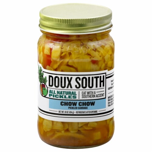 Doux South Chow Chow Pickled Cabbage Perspective: front