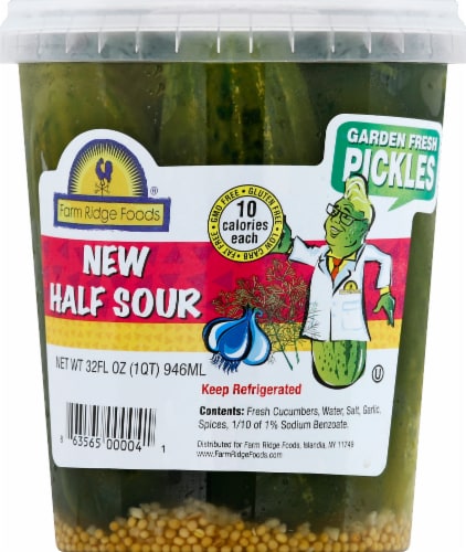 Farm Ridge Foods Half Sour Pickles Perspective: front