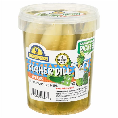 Farm Ridge Foods® Kosher Dill Spears Perspective: front