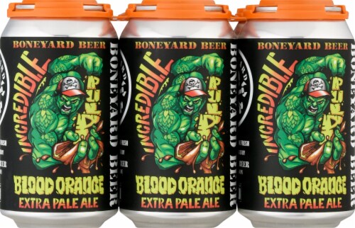 Boneyard Beer Incredible Pulp Blood Orange Extra Pale Ale Perspective: front