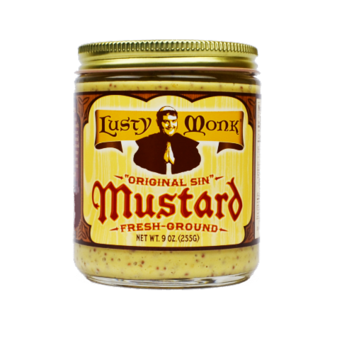 Lusty Monk Original Sin Mustard Perspective: front