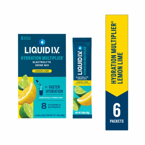 Liquid I.V.® Hydration Multiplier® Lemon Lime Electrolyte Drink