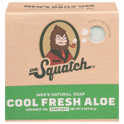 Dr. Squatch® Bar Soap Cool Fresh Aloe Perspective: front