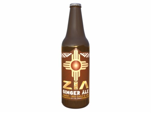 Zia® Ginger Ale Soda Perspective: front