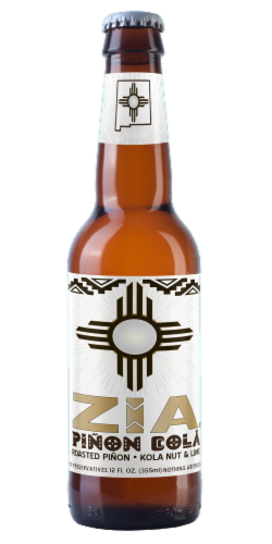 Zia® Pinon Cola Soda Perspective: front