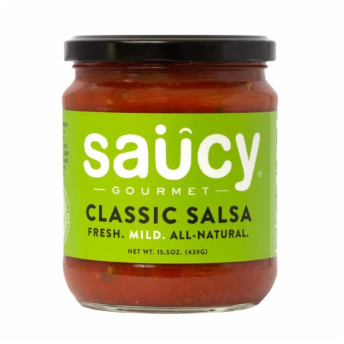 Saucy® Mild Gourmet Classic Salsa Perspective: front