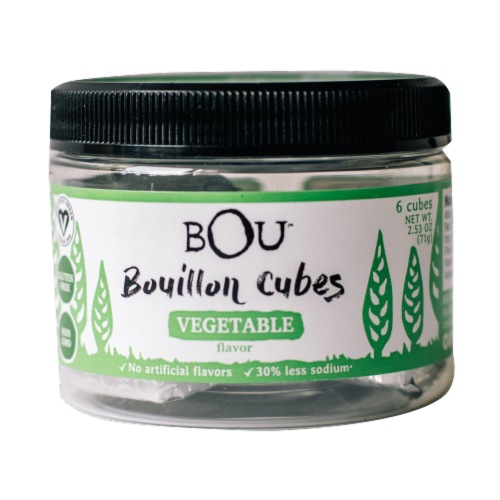 Bou Vegetable Flavored Bouillon Cubes Perspective: front