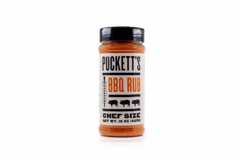 Puckett's® Chef Size BBQ Rub Perspective: front