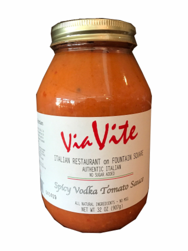 Via Vite Spicy Vodka Tomato Sauce Perspective: front