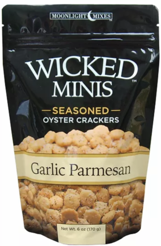 Moonlight Mixes™ Wicked Minis™ Garlic Parmesan Oyster Crackers Perspective: front