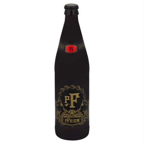PFriem IPA Beer Single Bottle Perspective: front