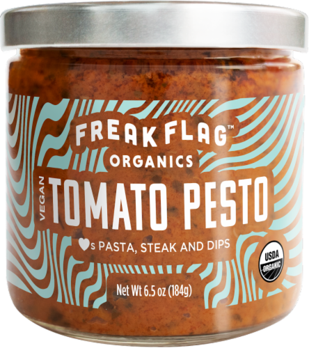 Freak Flag Organics™ Vegan Tomato Pesto Sauce Perspective: front