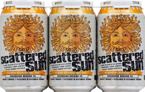 Southbound Brewing Company Scattered Sun Belgian Ale Perspective: front