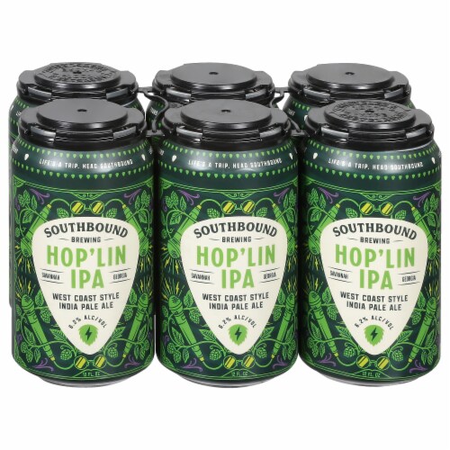 Southbound Brewing Company Hop'lin IPA Perspective: front