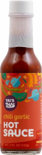 Yai's Thai Chili Garlic Hot Sauce Perspective: front