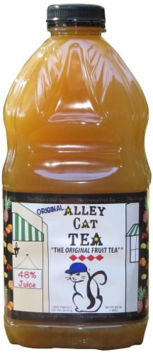 Alley Cat Tea "The Original Fruit Tea" Perspective: front