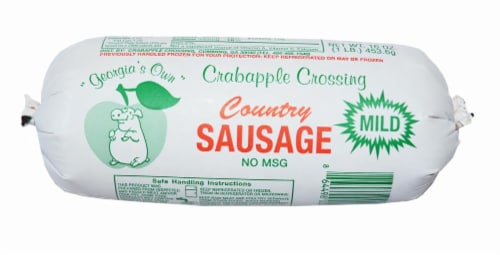 Crabapple Crossing Mild Country Sausage Perspective: front