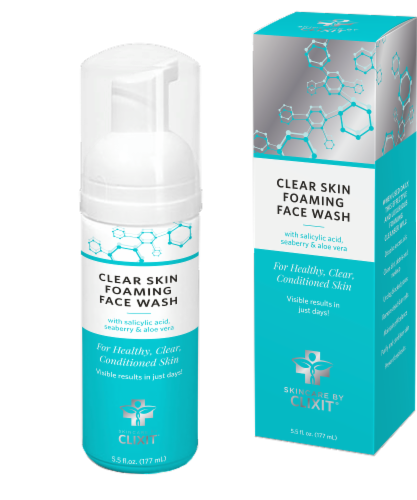 Clear Skin Foaming Face Wash Perspective: front