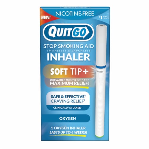 QuitGo Stop Smoking Aid Smokeless & Vaporless Inhaler Perspective: front