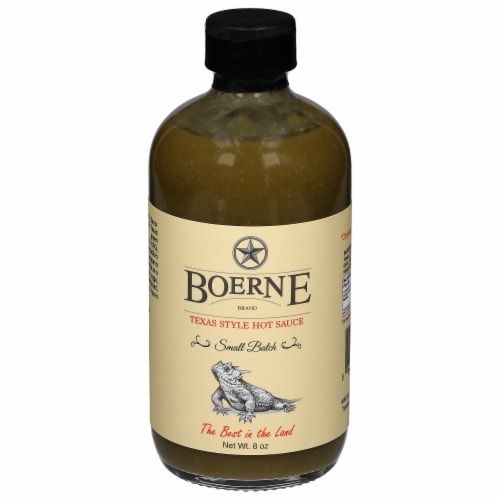 Boerne Brand Original Jalapeno Texas Style Hot Sauce Perspective: front