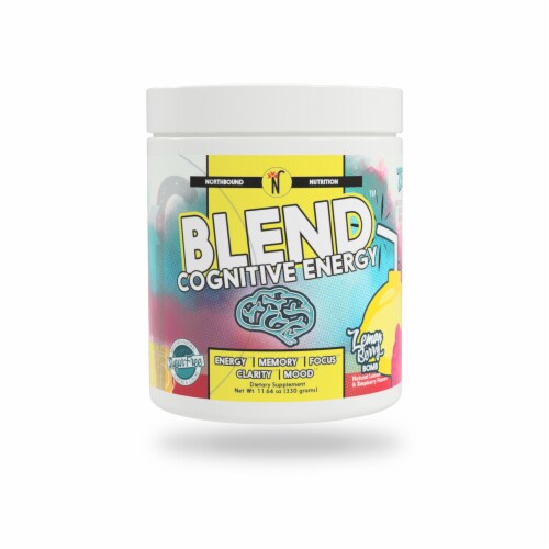 NorthBound Nutrition BLEND™ Lemon Berry Bomb Cognitive Energy Powder Perspective: front