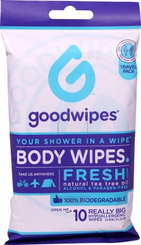 Goodwipes Fresh Body Wipes Travel Pack Perspective: front