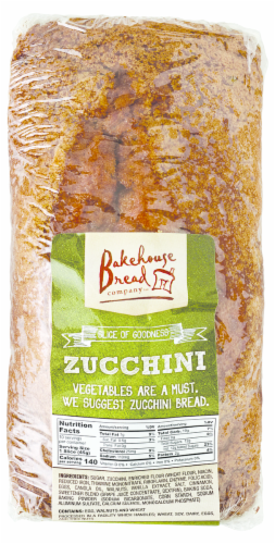 Bakehouse All Natural Zucchini Bread Perspective: front
