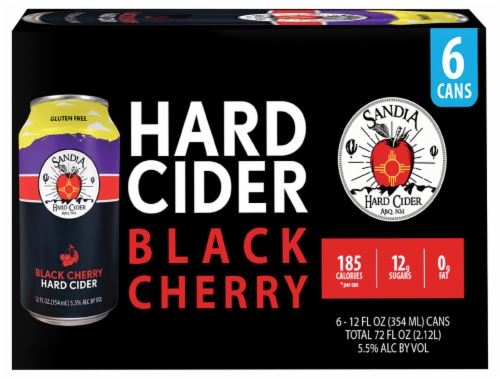 Sandia Black Cherry Hard Cider Perspective: front