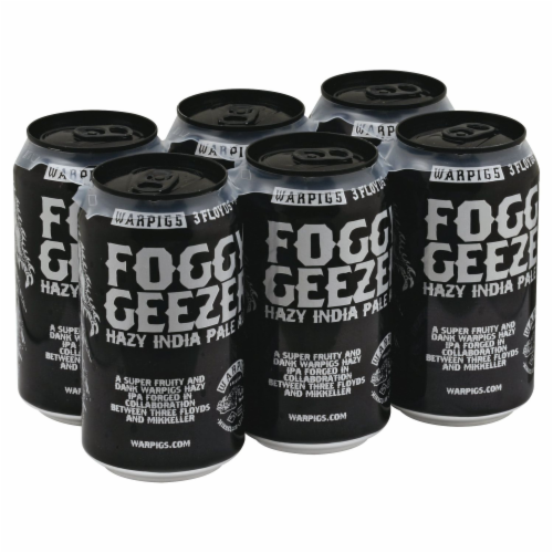 WarPigs Foggy Geezer Hazy India Pale Ale Perspective: front