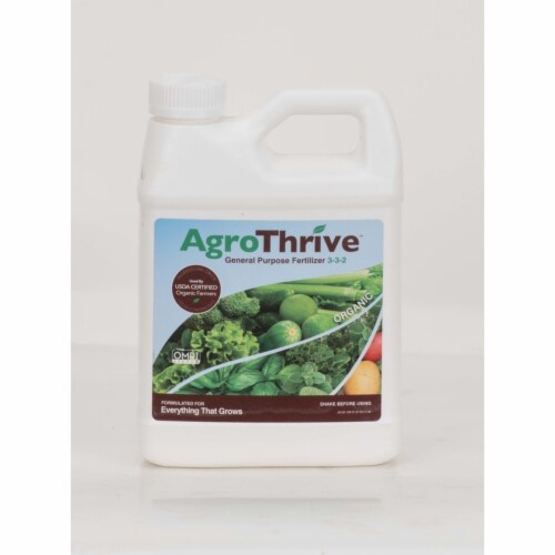 AgroThrive Organic Everything that Grows 3-3-2 General Purpose Fertilizer 32 oz