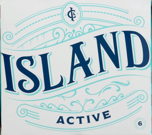 Island Active Premium Light Beer Perspective: front