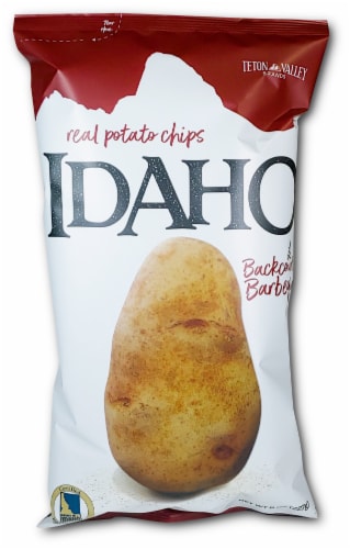 Teton Valley Brands Idaho Real Potato Chips - Backcountry Barbeque Perspective: front