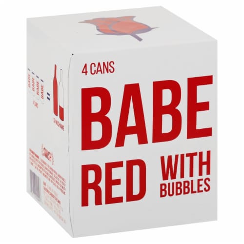 Babe Red Wine with Bubbles Flavored Hard Beverage Perspective: front