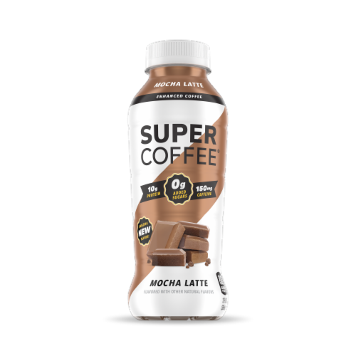Super Coffee Mocha Latte Colombian Coffee Perspective: front