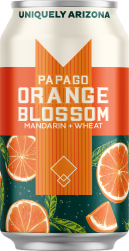 Papago Brewing Co. Orange Blossom Mandarin Wheat Beer Perspective: front
