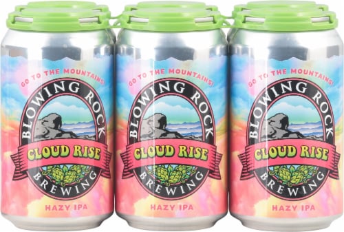 Blowing Rock Brewing Cloud Rise Hazy IPA Perspective: front