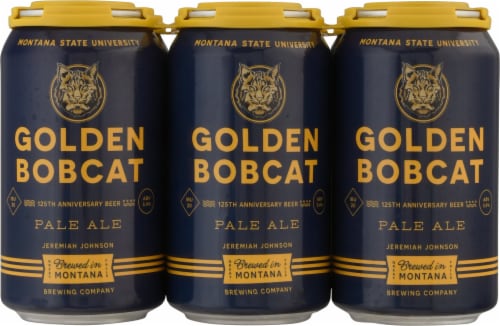 Jeremiah Johnson Brewing Co. Golden Bobcat Pale Ale Beer Perspective: front
