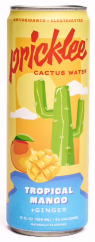 Pricklee Mango Ginger Cactus Water Perspective: front