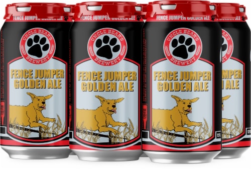 Uncle Bear's Brewery Fence Jumper Golden Ale Perspective: front