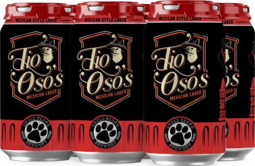 Uncle Bear's Brewery Tio Oso's Mexican Lager Craft Beer Perspective: front