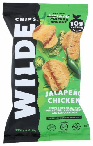 Wilde™ Jalapeno Chicken Chips Perspective: front
