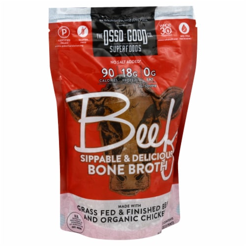 Osso Good Beef Bone Broth Perspective: front