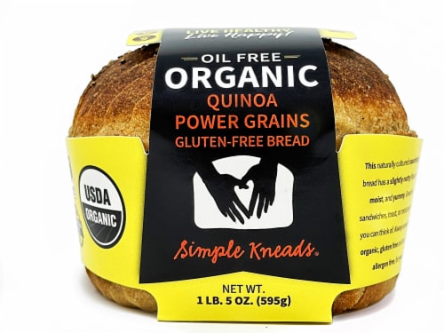 Simple Kneads Gluten Free Quinoa Multigrain Bread Perspective: front