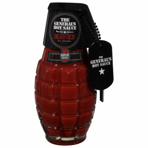 The General's Hot Sauce All Natural Dead Red Sauce Perspective: front