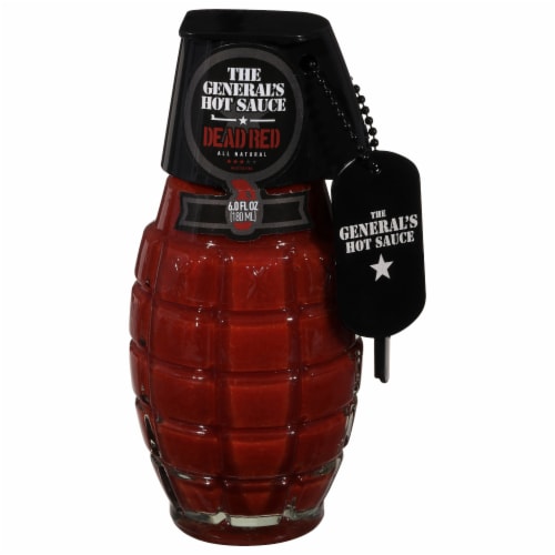 The General's Hot Sauce All Natural Dead Red Sauce Perspective: front