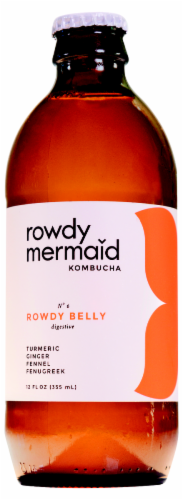 Rowdy Mermaid Kombucha Rowdy Belly Perspective: front